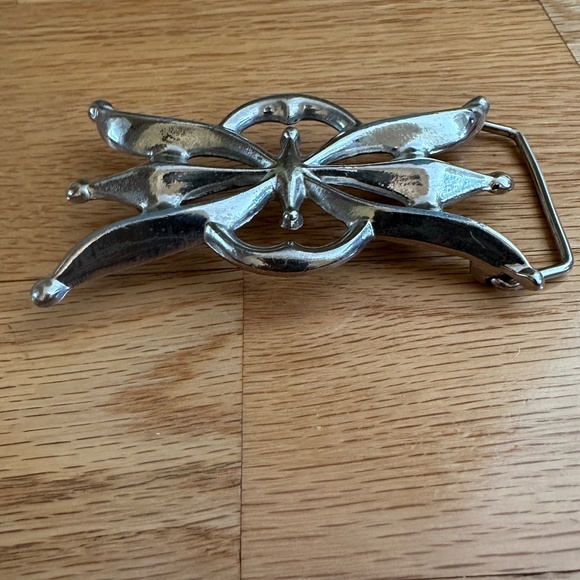 Native American Sandcast Belt Buckle Silver - Picture 10 of 10